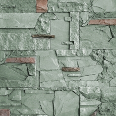 VASPO lámaný mix zelenošedý SLEVA 60%